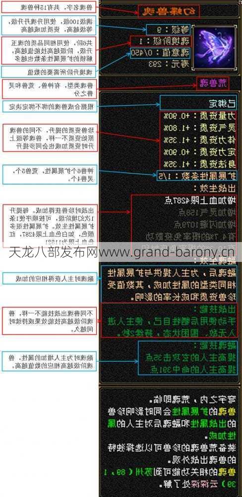 天龙八部天龙生长因子， 天龙八部生长因子分析和改进技术！  第1张